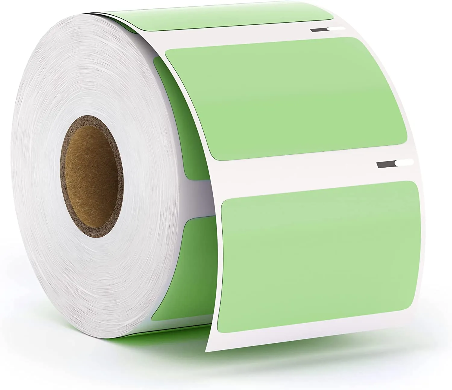 2.25”x1.25” Direct Thermal Label, Compatible with Zebra & Rollo Label Printers (1000 Labels, Green)