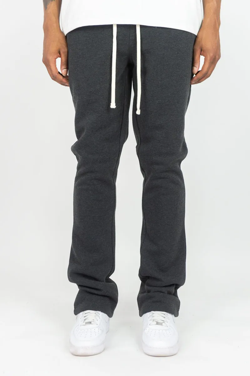 475 Fleece Stacked Sweatpants - Charcoal