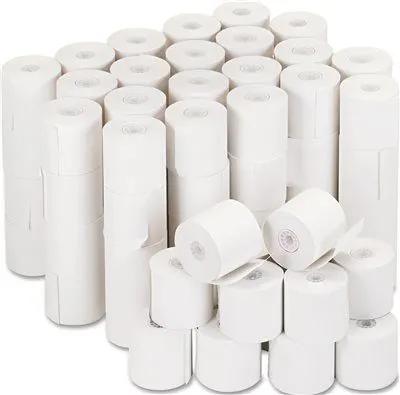 Adding Machine/Calculator Roll 16 Lb 1/2" Core 2-1/4" X 126 Ftwhite 100/Ct
