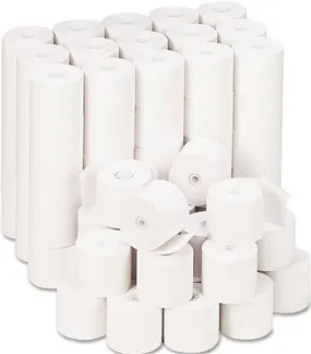 Adding Machine/Calculator Roll 16 Lb 1/2" Core 2-1/4" X 165 Ft White 100/Ct