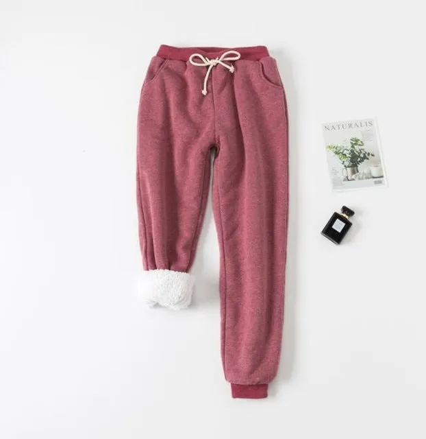 Albert – Lamb Velvet Padded Sweatpants