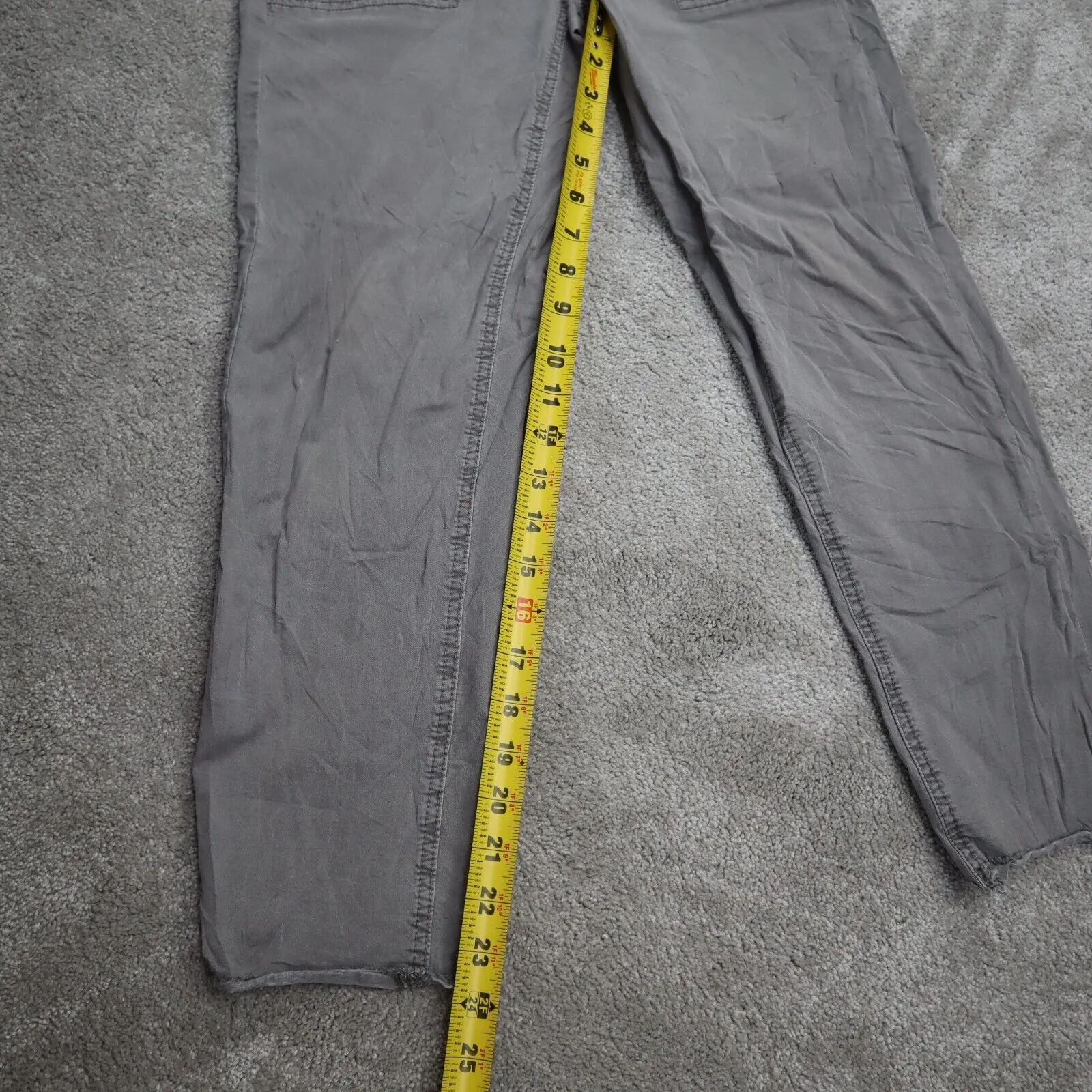 American Eagle Chino Pants Skinny Womens Size 2 Beige Mid Rise Jegging Pants