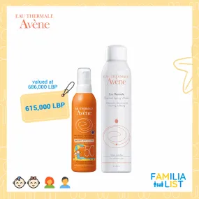 Avene Bundle Children Sunscreen   Spray Eau Thermal
