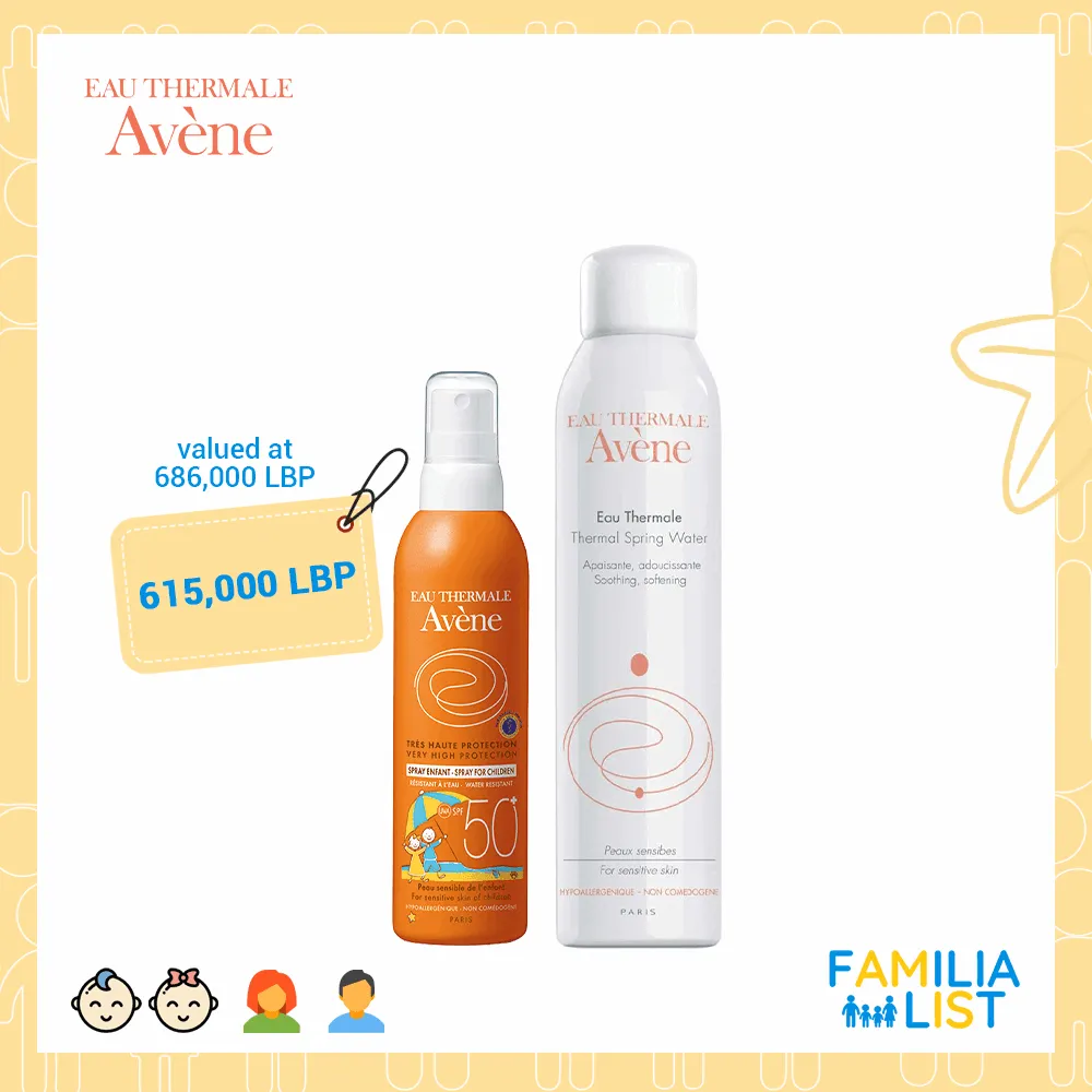 Avene Bundle Children Sunscreen   Spray Eau Thermal