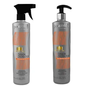 Bio Defender Break Protector Hair Reconstruction Restore Treatment Kit 2x500ml - Souple Liss