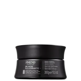 Black Illuminated - Highlight for Black Hair Color - Mask 300g - Amend