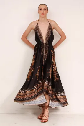 Black Occasion Maxi Dress