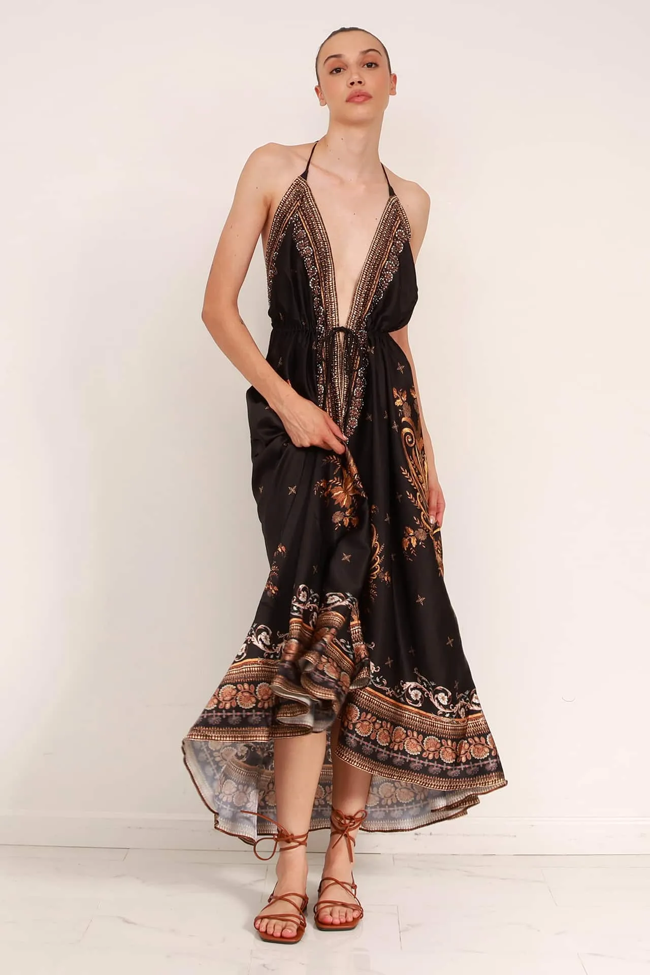 Black Occasion Maxi Dress