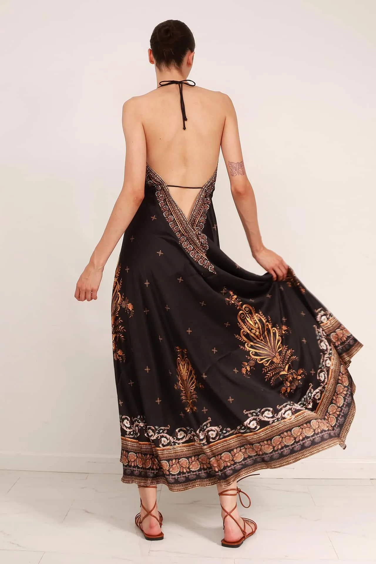 Black Occasion Maxi Dress