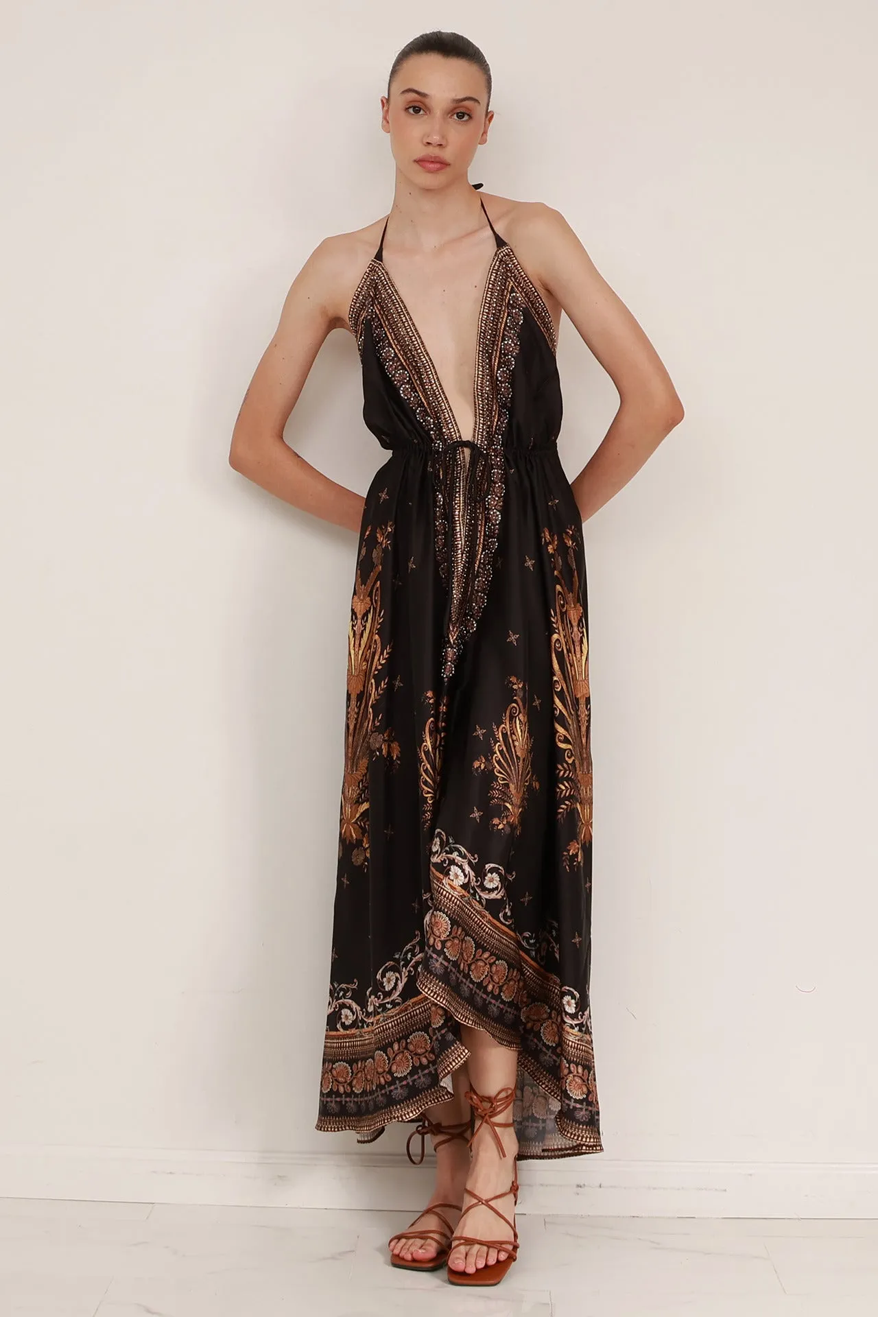Black Occasion Maxi Dress