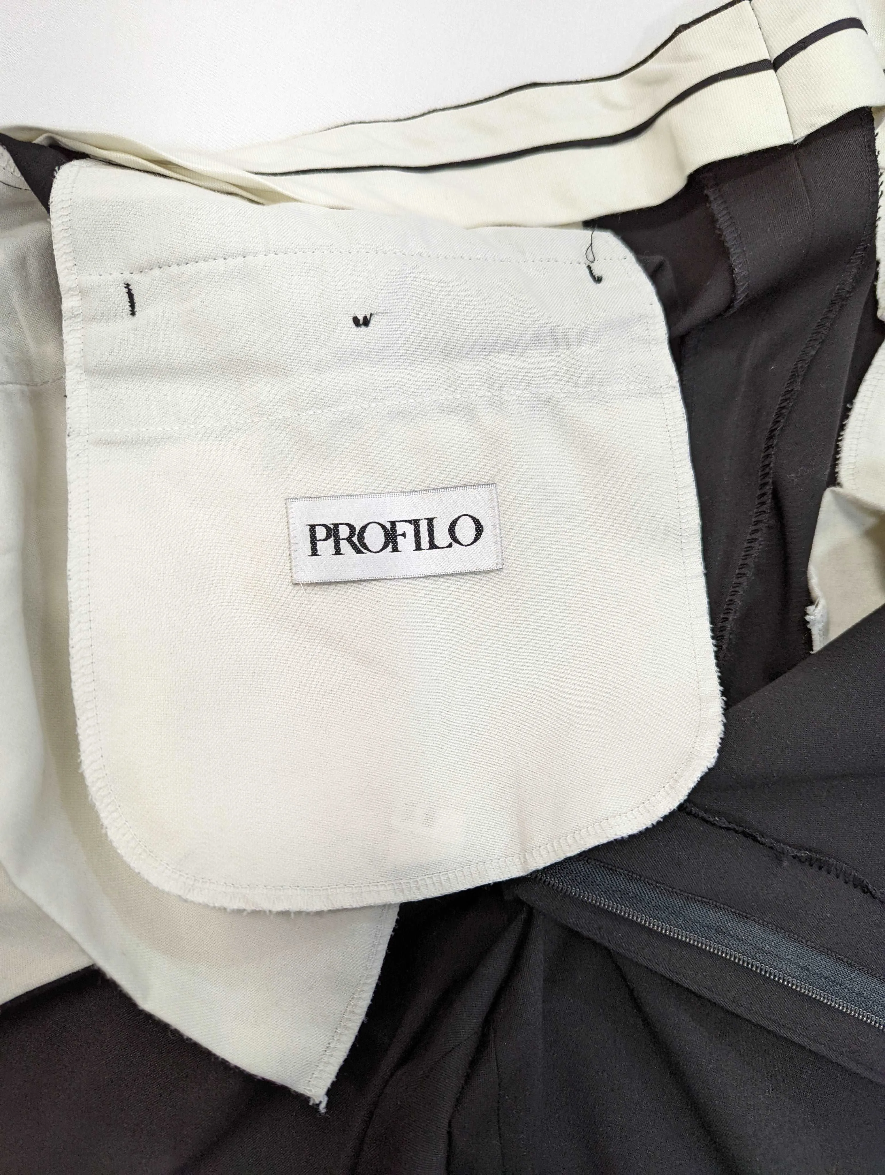 Black Profile Formal Pants