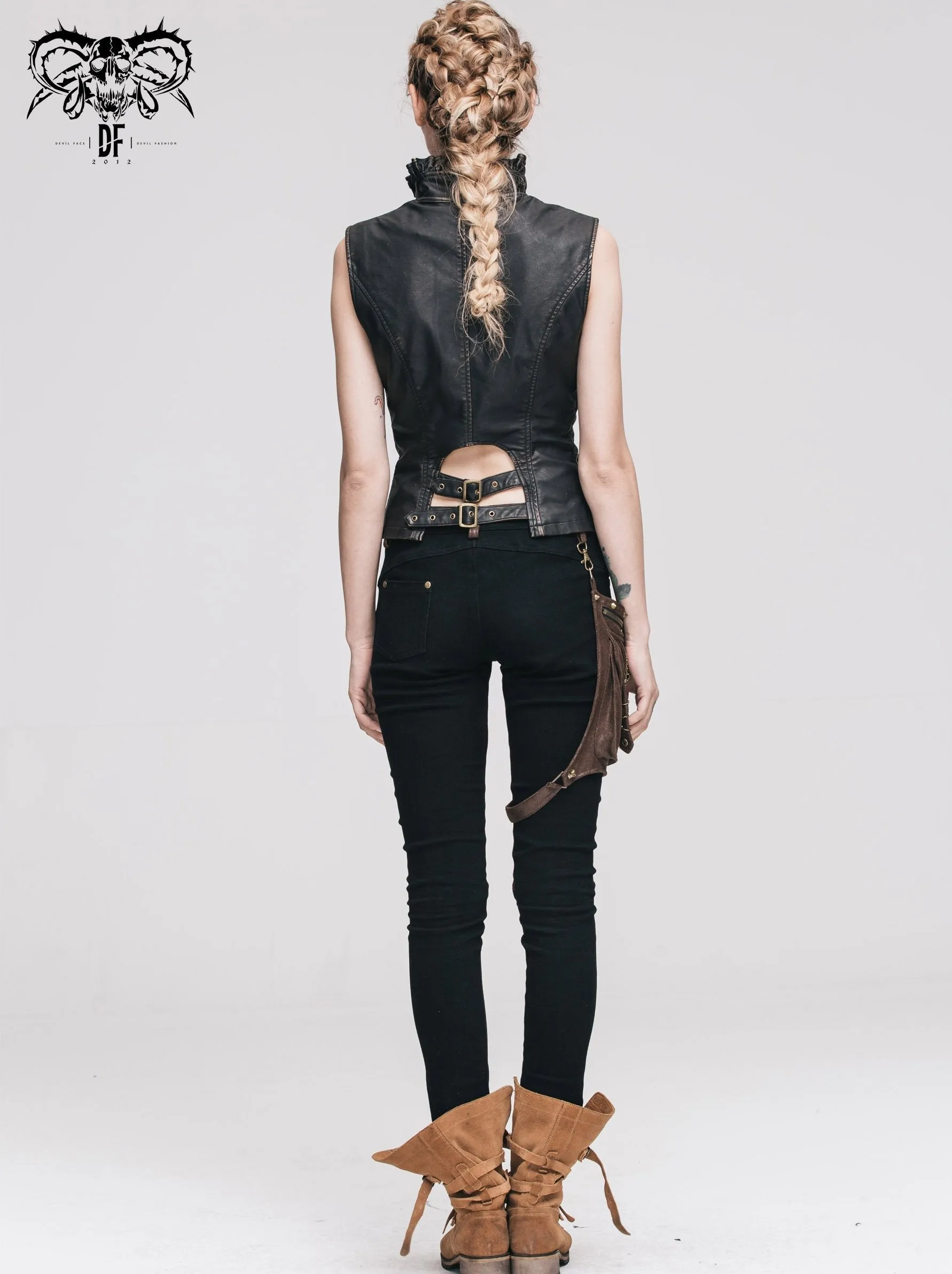 'Blade' Steampunk Pants with Decorative Thigh Holster