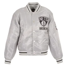 Brooklyn Nets Kid's Matte Satin Jacket