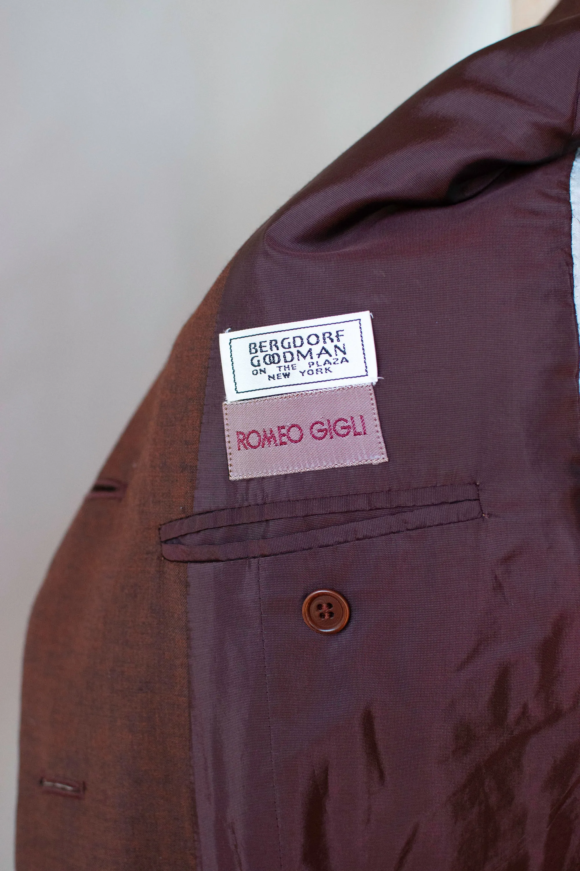 Brown Suit | Romeo Gigli 1993