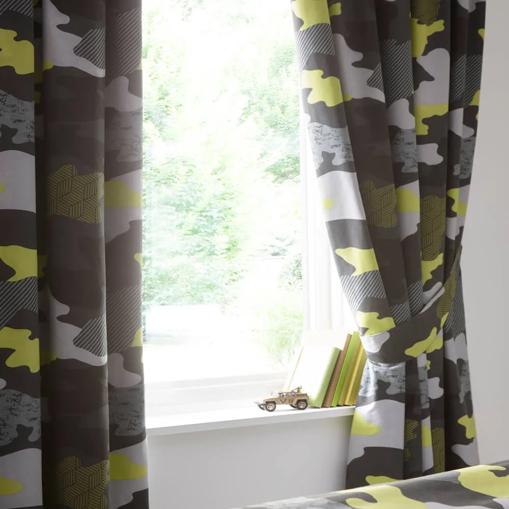 Camo Thermal Blackout Curtains