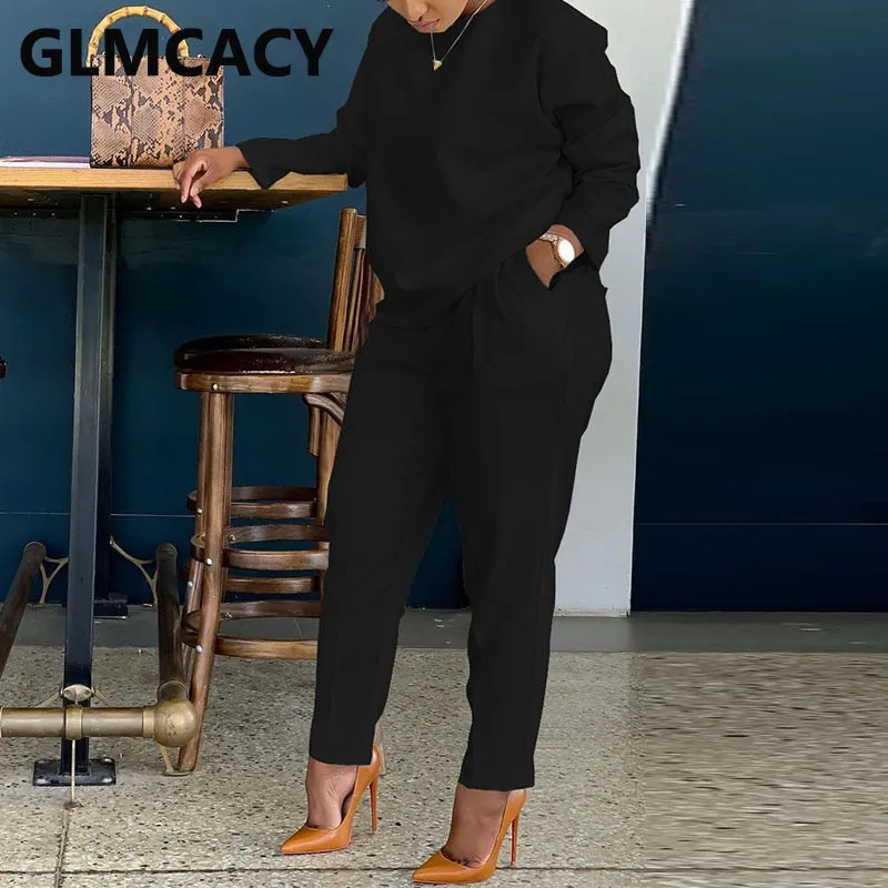 Casual Slim Pants Set