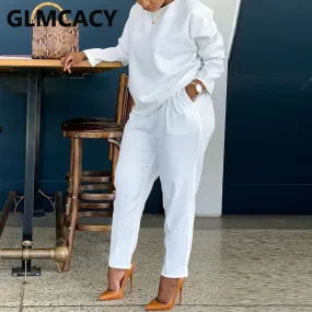 Casual Slim Pants Set