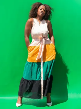 Colorblock Midi Dress - The NY&C Legacy Collection