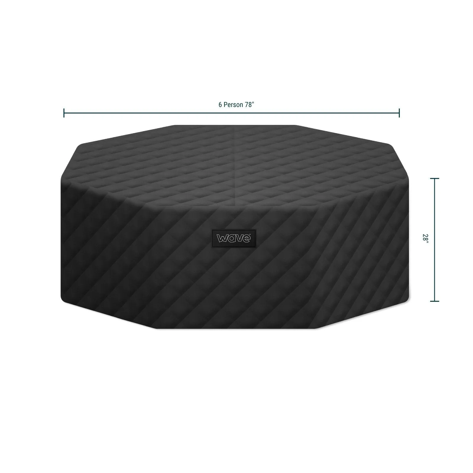 Como Octagonal Energy Save Thermal Hot Tub Cover | 6 Person