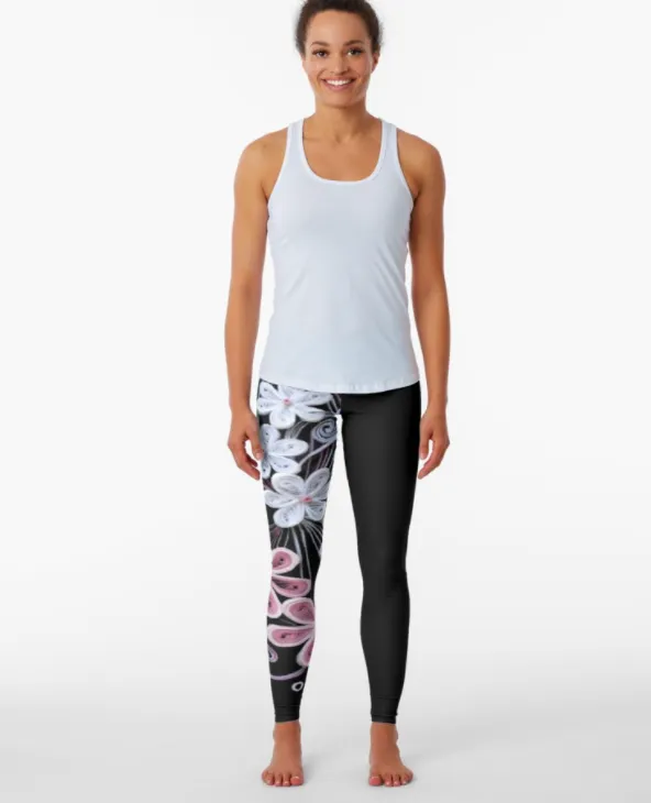 Cowgirl Kim Rockin' Daisy Leggings - Medium Only