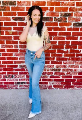 Cream Sweetheart Bodysuit