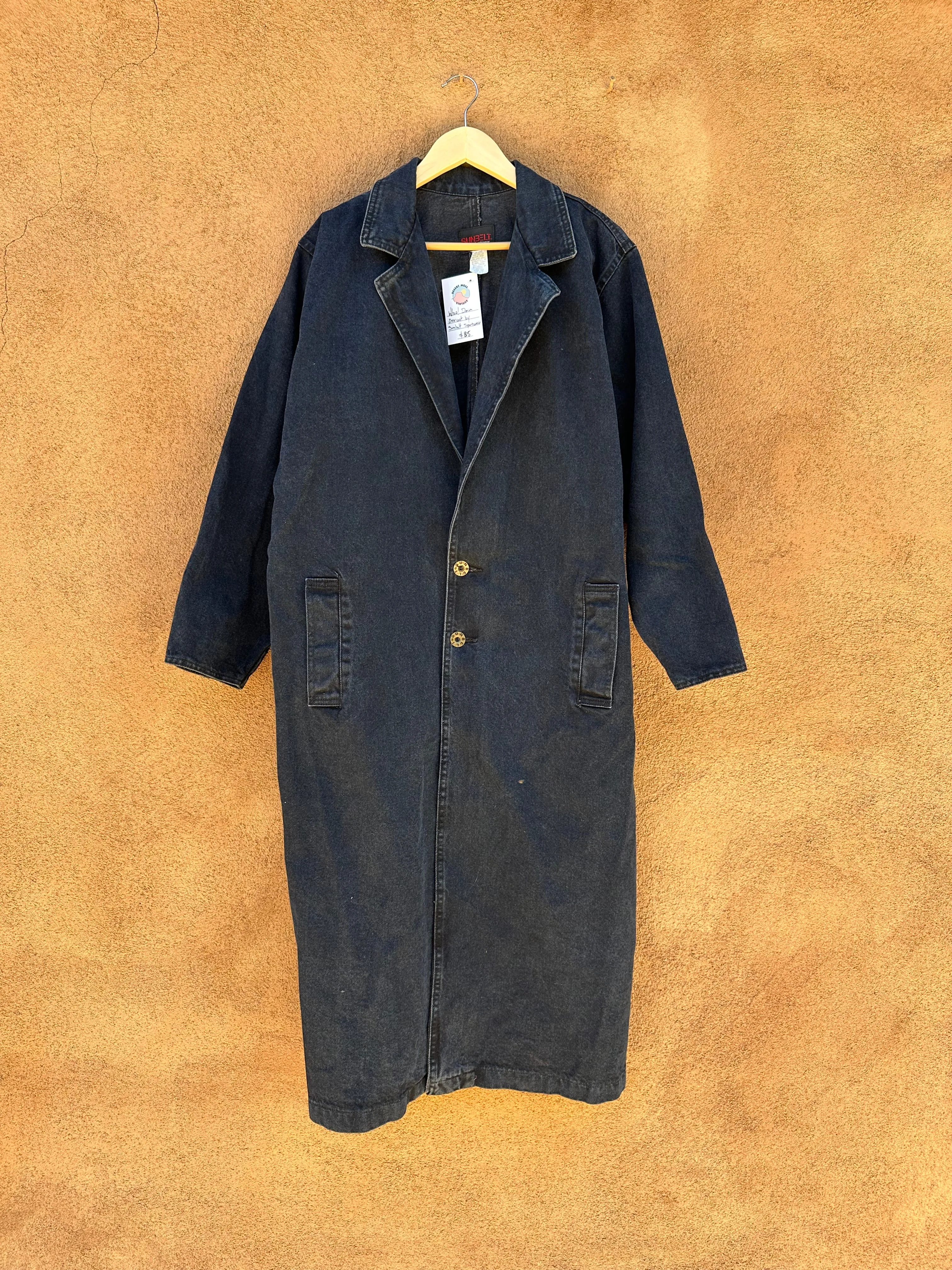 Denim Overcoat by Sunbelt Sportswear