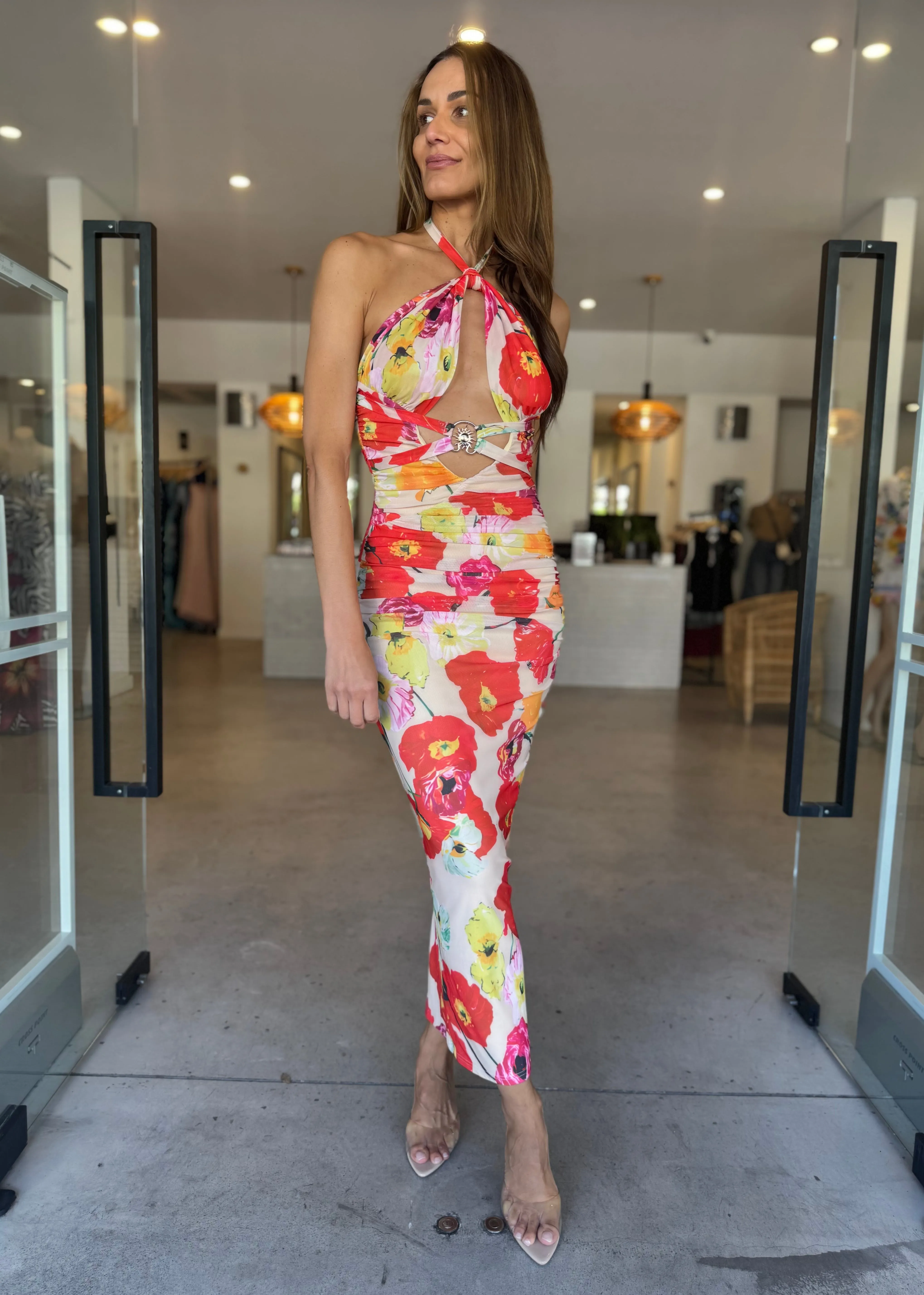 DUNE DRESS POPPY