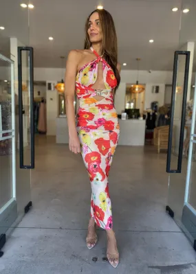 DUNE DRESS POPPY
