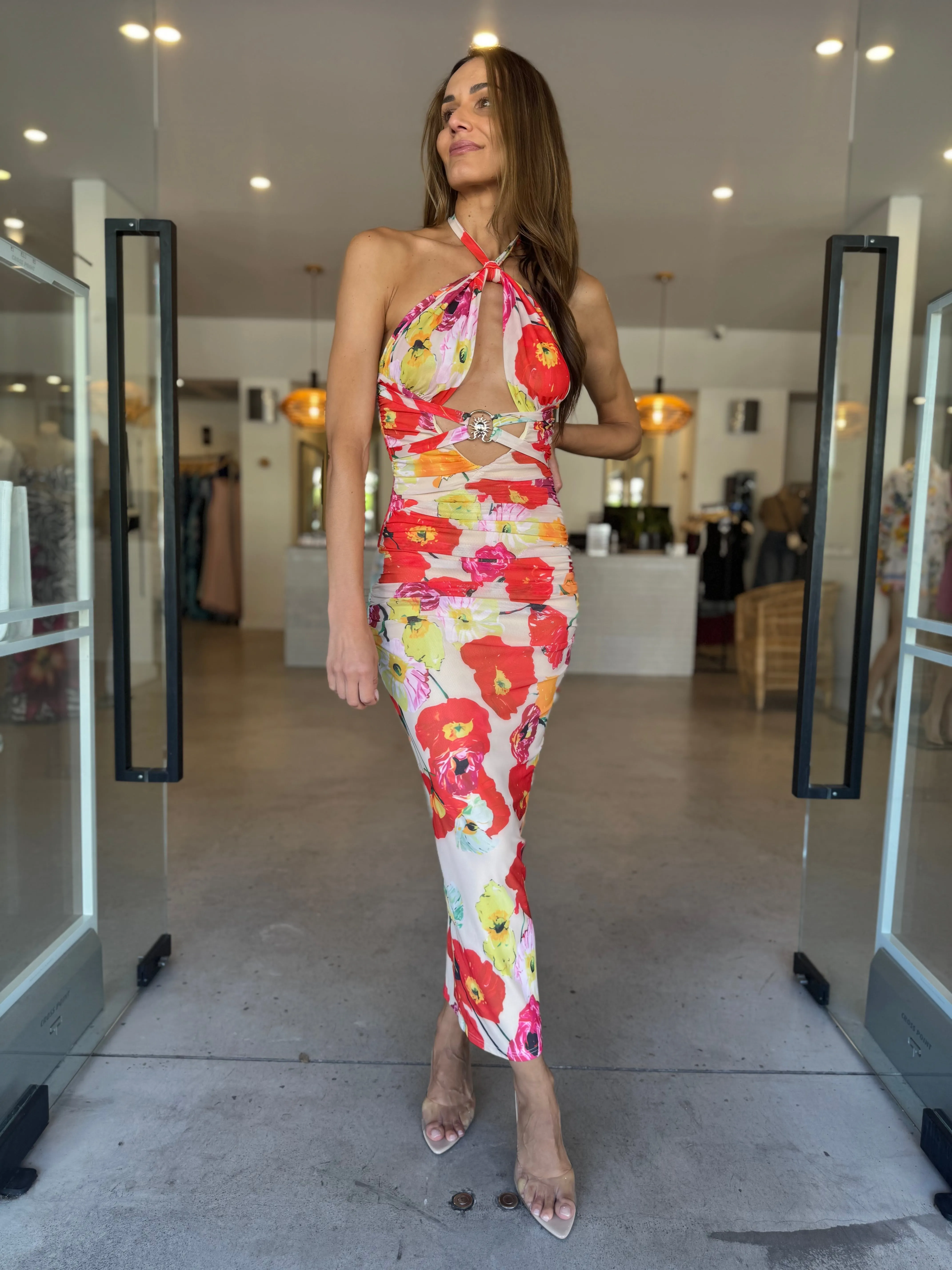 DUNE DRESS POPPY