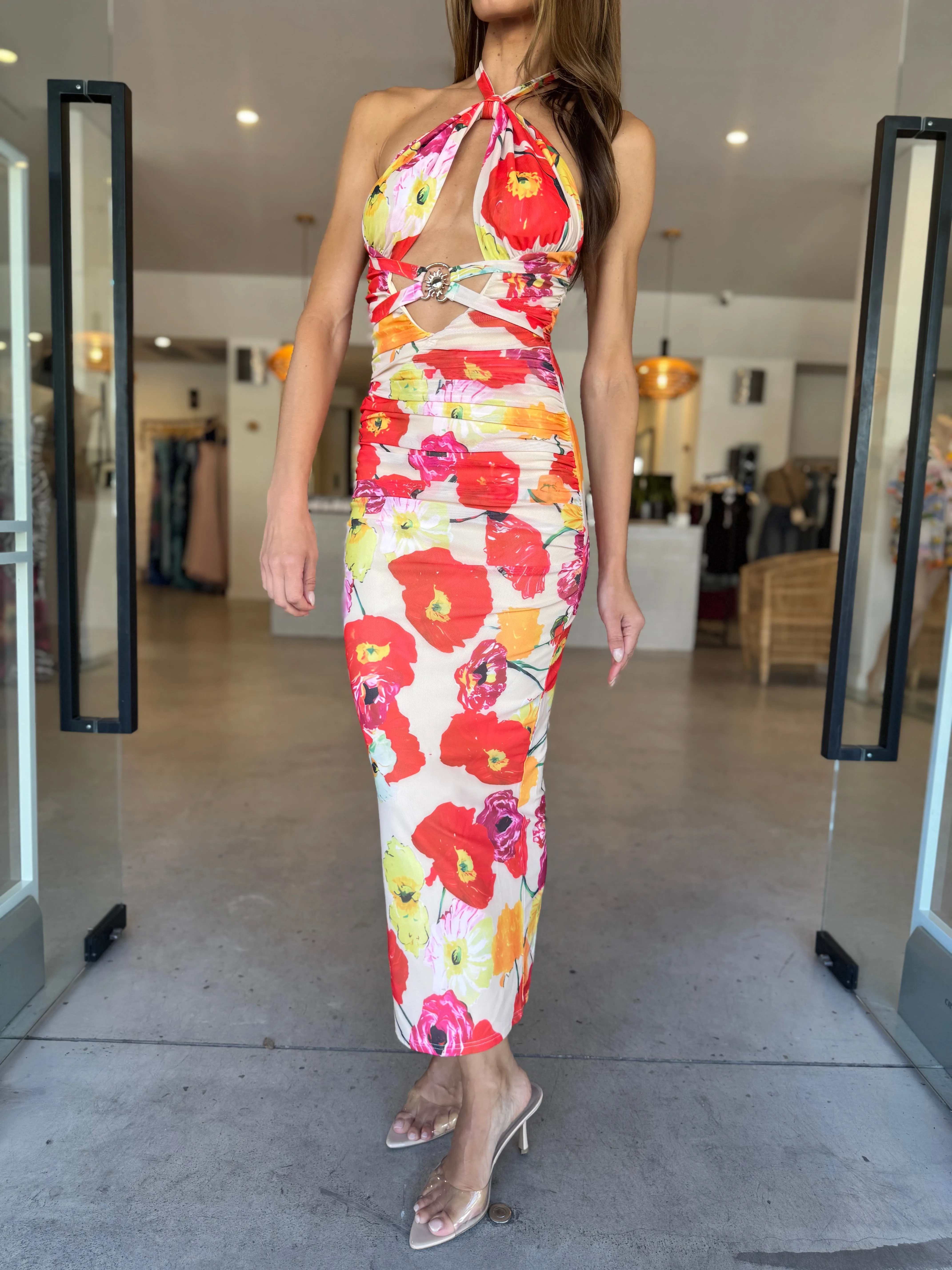 DUNE DRESS POPPY