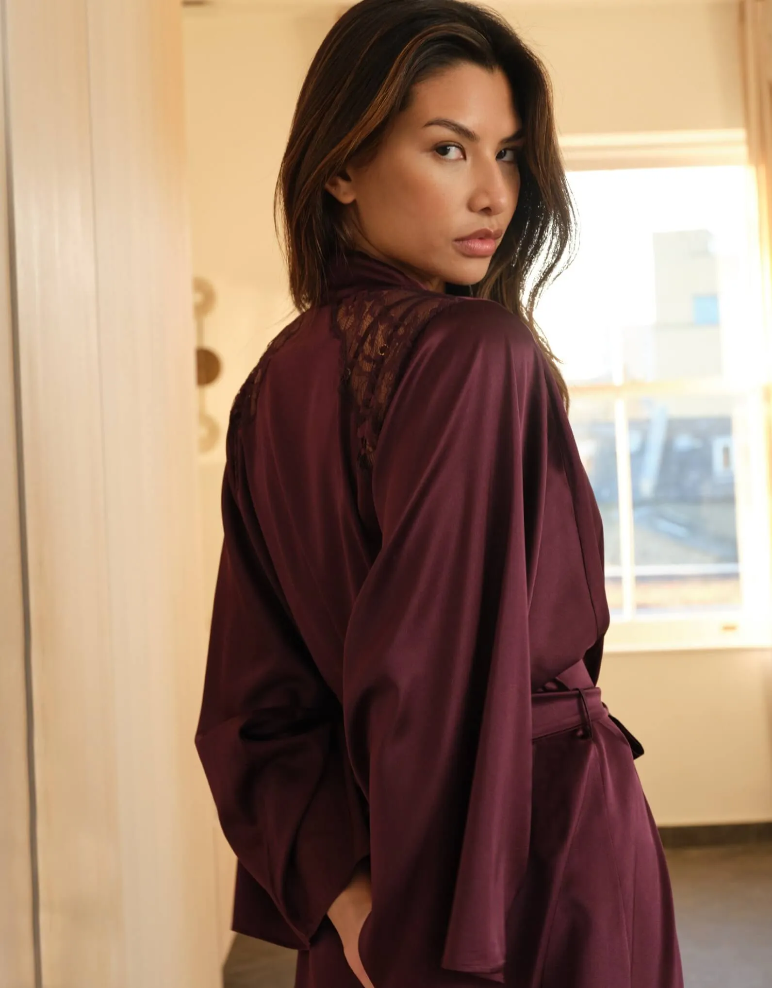 Eliza Robe Purple
