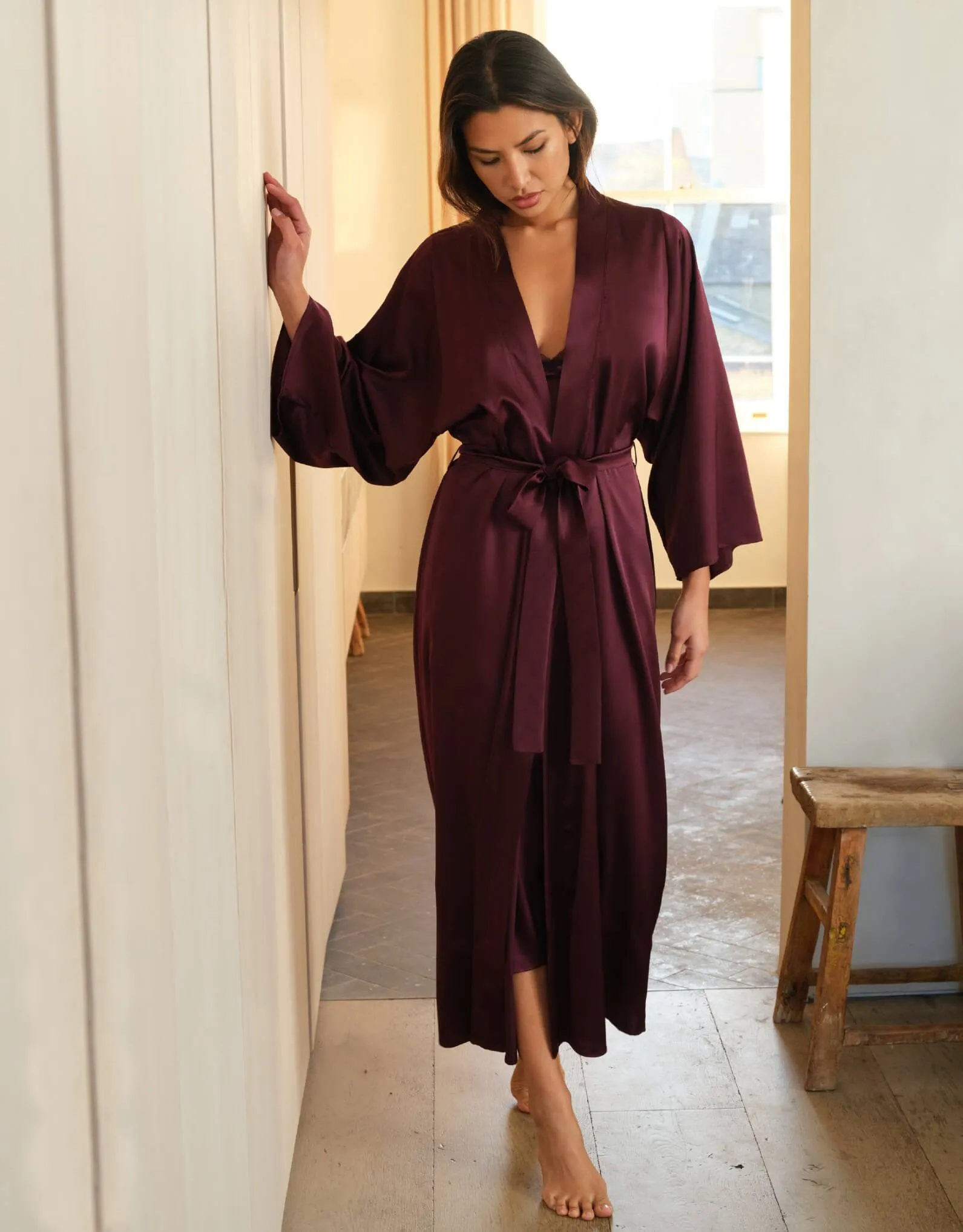 Eliza Robe Purple