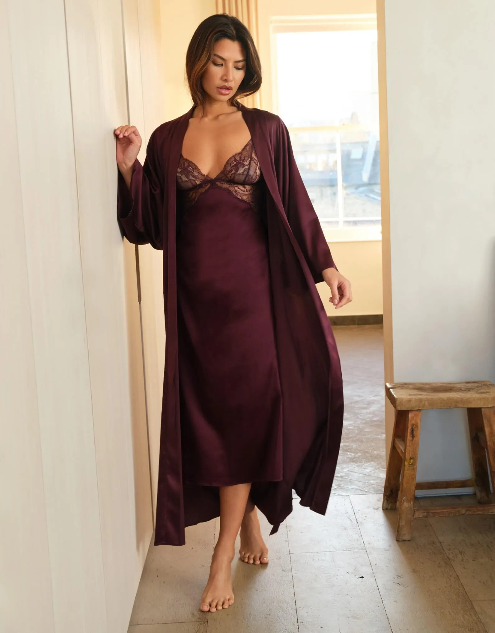 Eliza Robe Purple