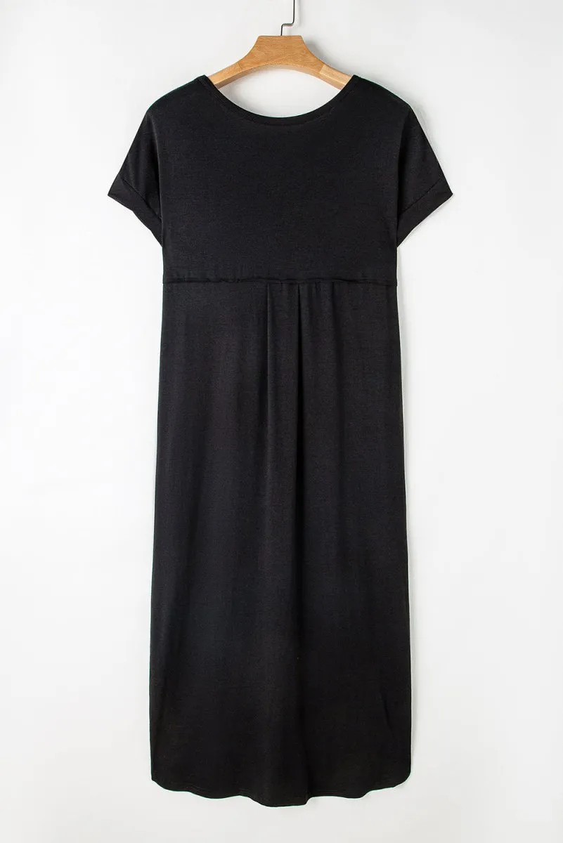Embrace Summer Elegance with Our Black Maxi Dress