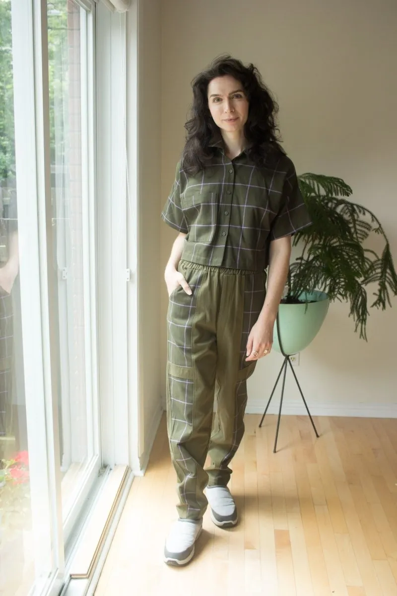 Eve Gravel Guna Pants - Black or Green (Online Exclusive)