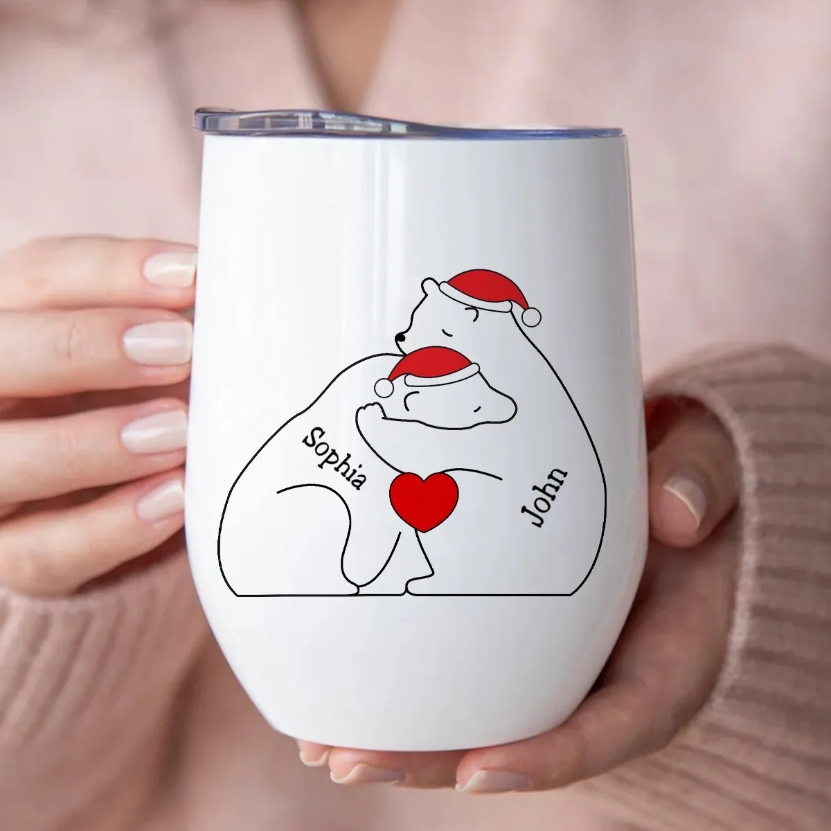Family - Family Is Forever - Personalized Wine Tumbler (NM)