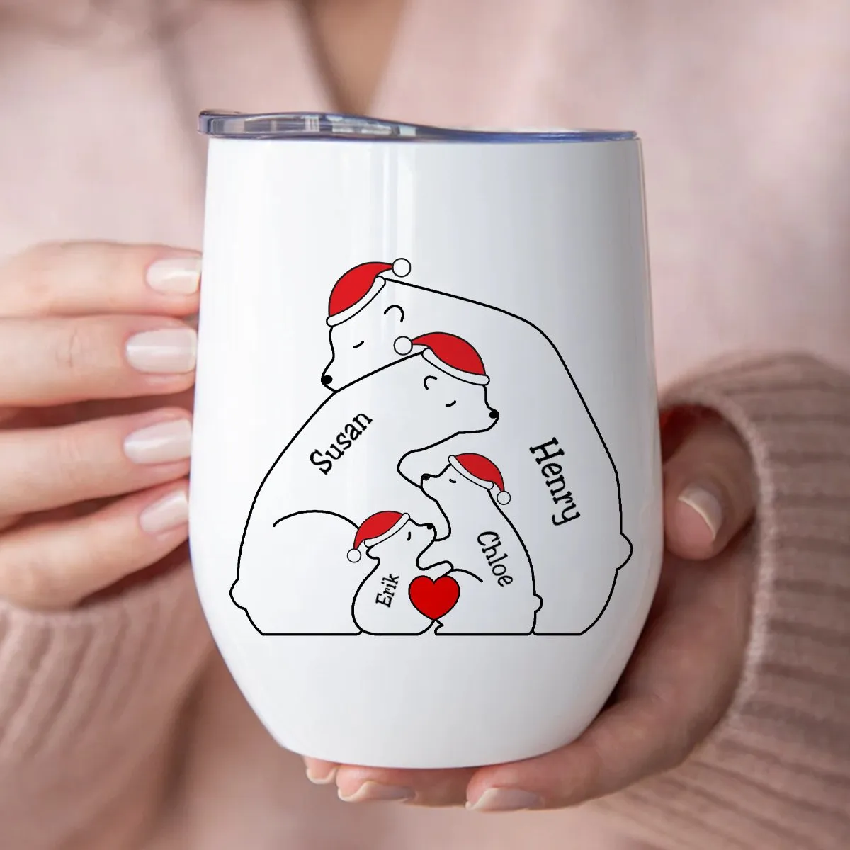 Family - Family Is Forever - Personalized Wine Tumbler (NM)