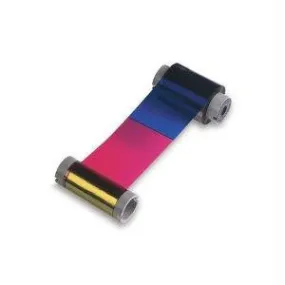 Fargo Electronics Ymcko: Full-color Ribbon With Resin Black And Clear Overlay Panel   500 Images
