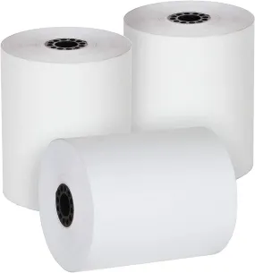 FHS 3 1/8" x 230' Thermal Receipt Paper(50 Rolls) - for Most Receipt Printers, POS