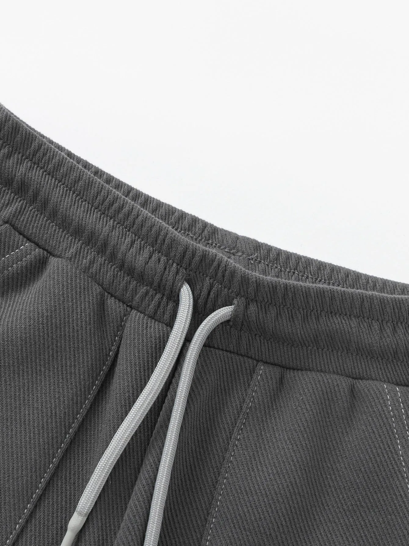Girl Trend Scenarios Medium Gray Solid Color Trousers