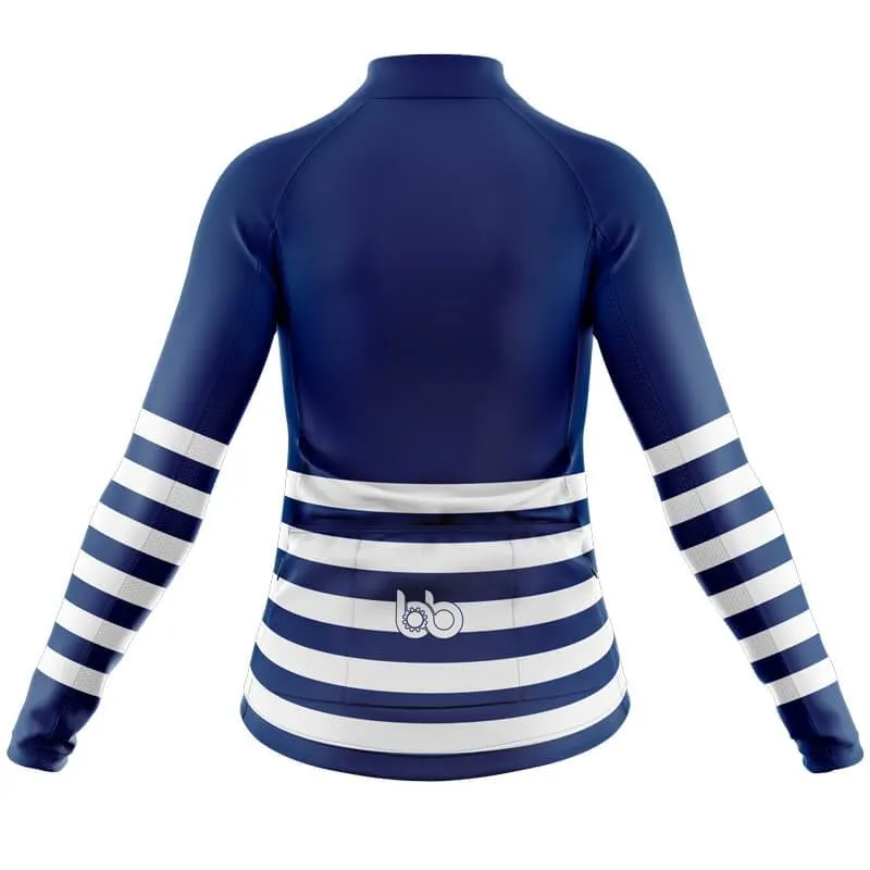 Half Stripes Thermal Club Jersey (BLUE)