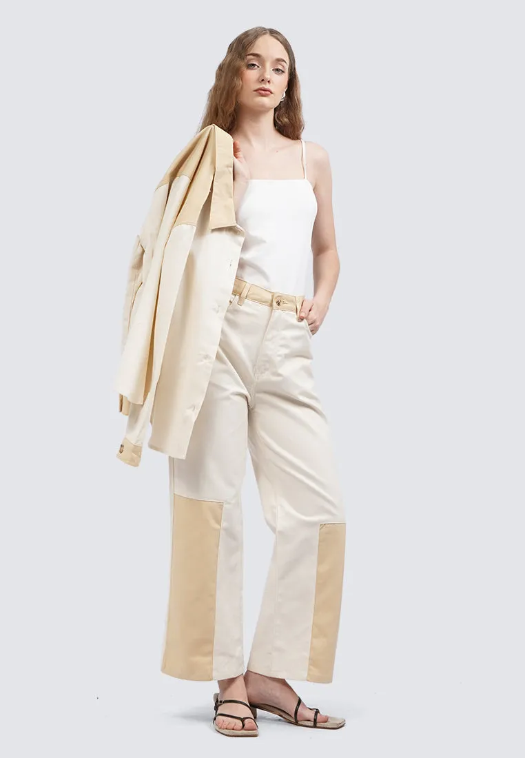 High Waist Colorblock Pants