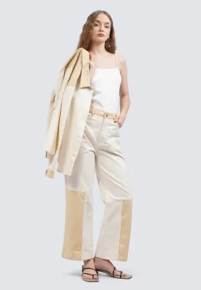 High Waist Colorblock Pants