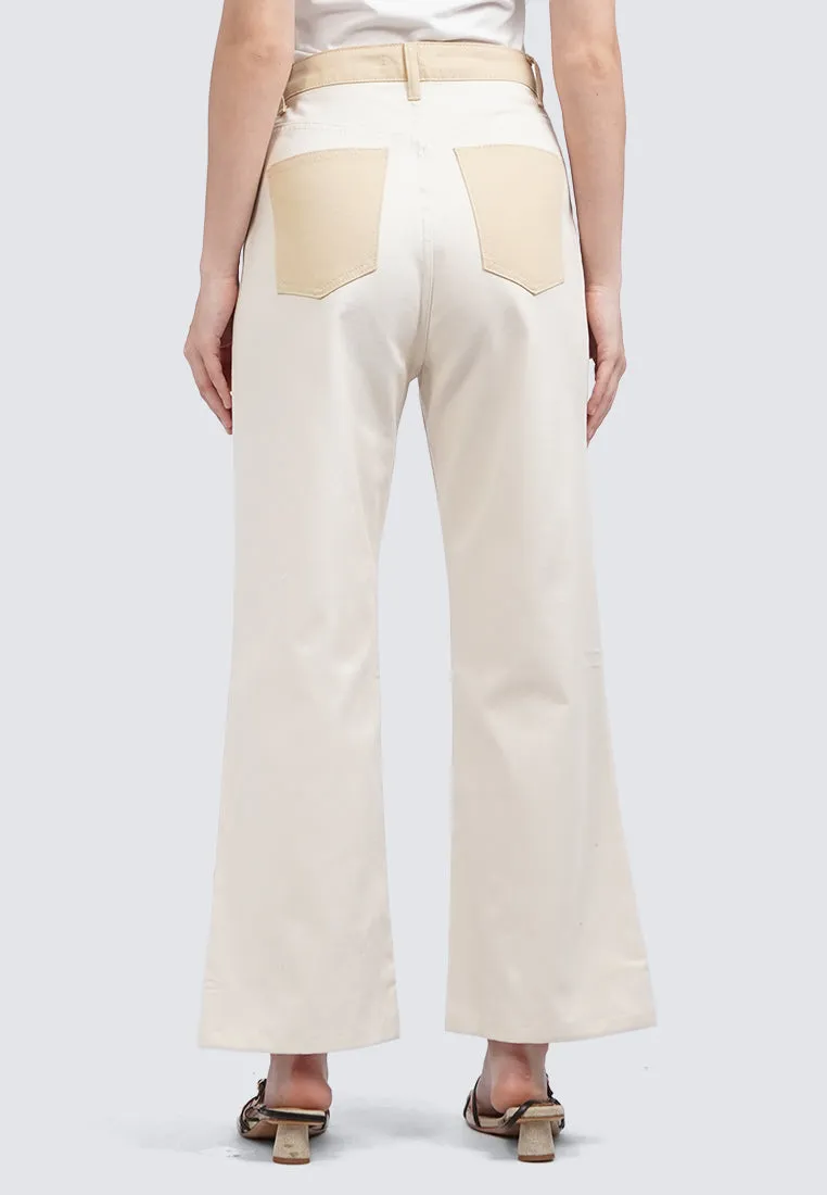 High Waist Colorblock Pants
