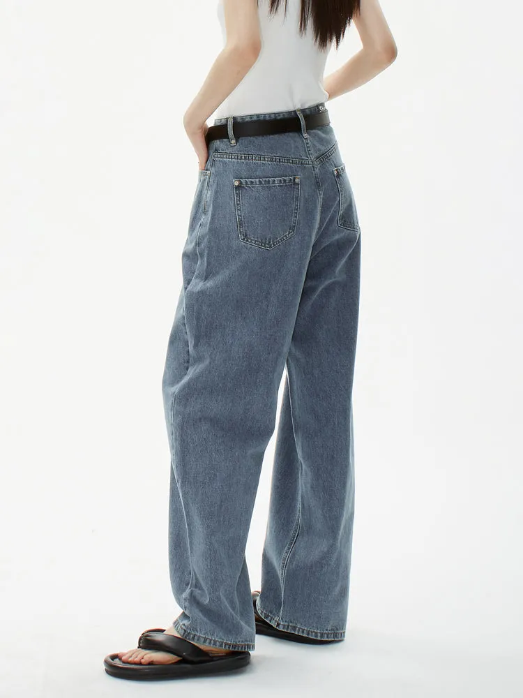 High Waist Outline Jeans