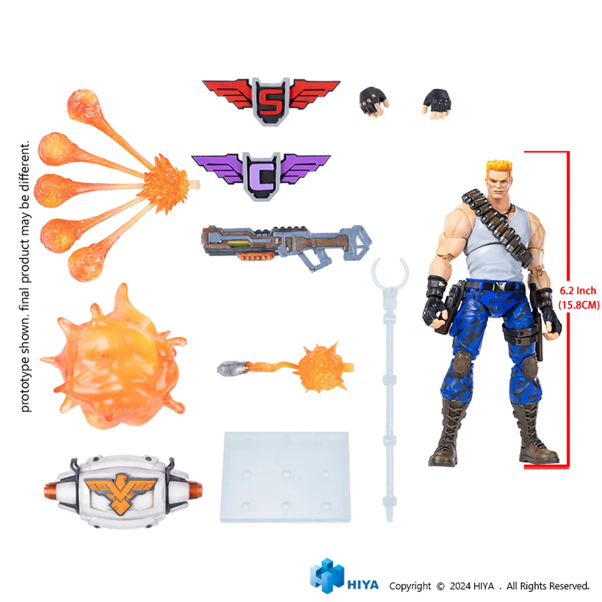HiPlay HIYA, Contra: Operation Galuga Exquisite Basic Series, Action Figure