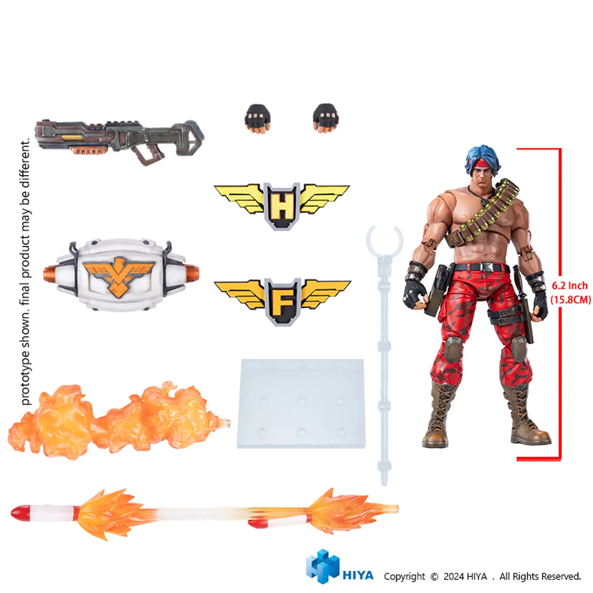 HiPlay HIYA, Contra: Operation Galuga Exquisite Basic Series, Action Figure