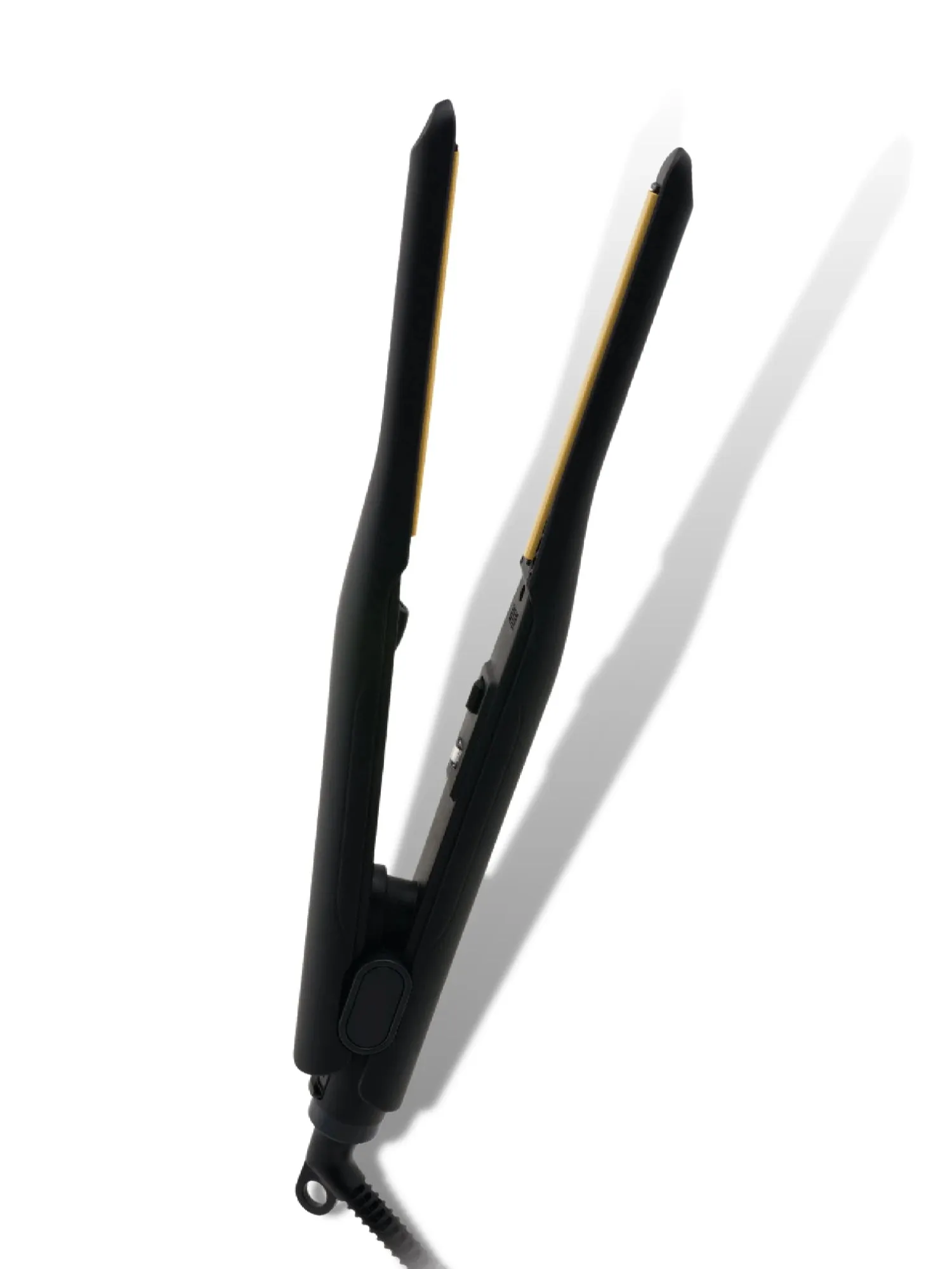 Hot & Hotter Pencil Ceramic Tourmaline Flat Iron 3/10" Black