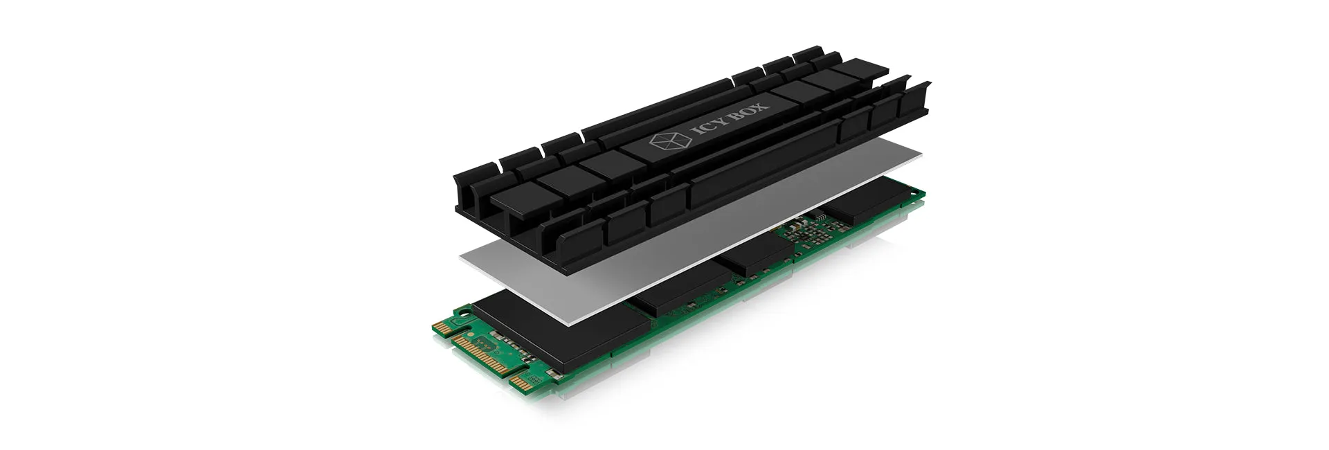 Icy Box Solid State Drive Heatsink For M.2 Ssd Ib-M2hs-701