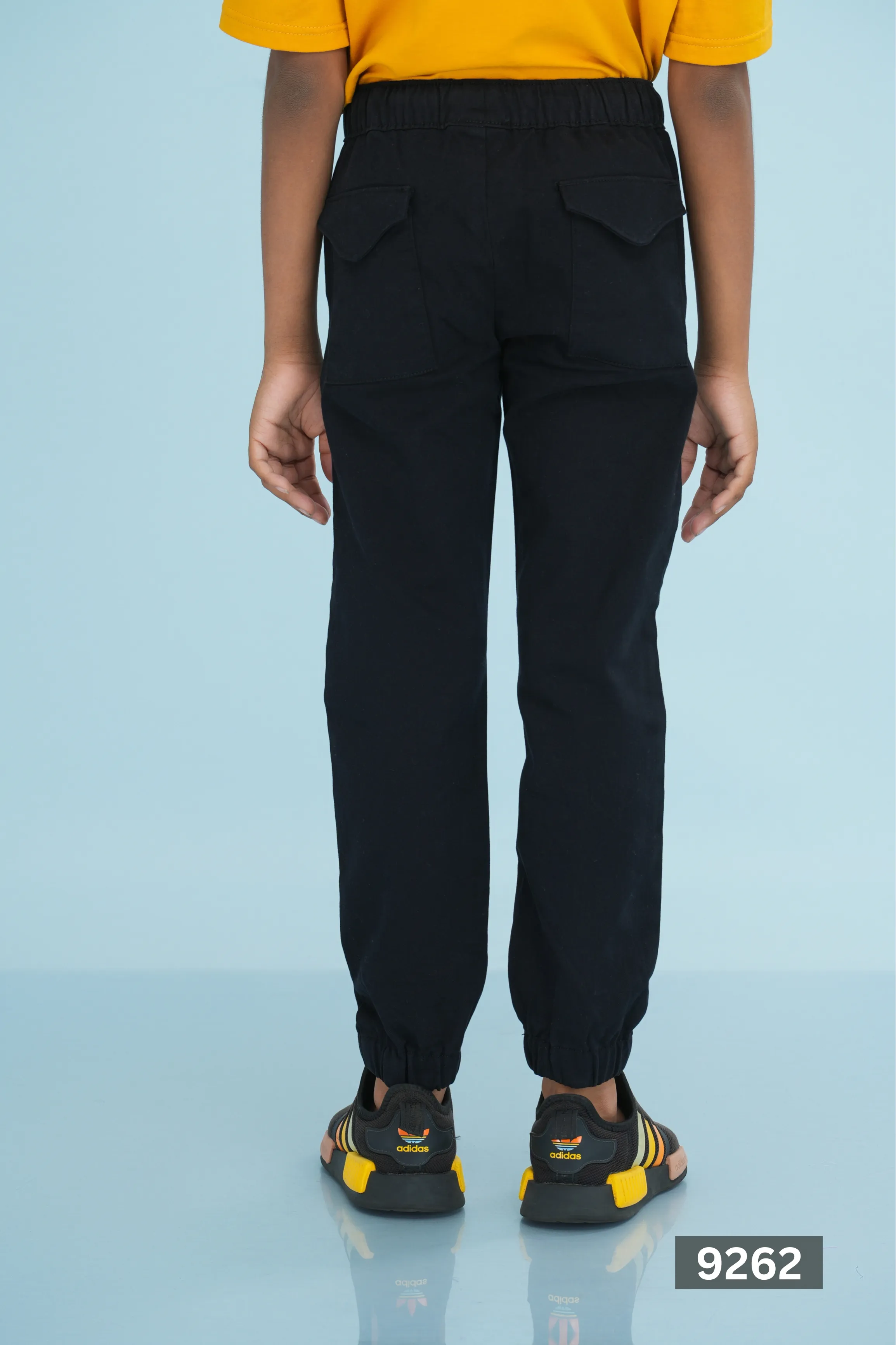 JUNIOR JOGGER PANT TWILL ESSENTIAL - BLACK